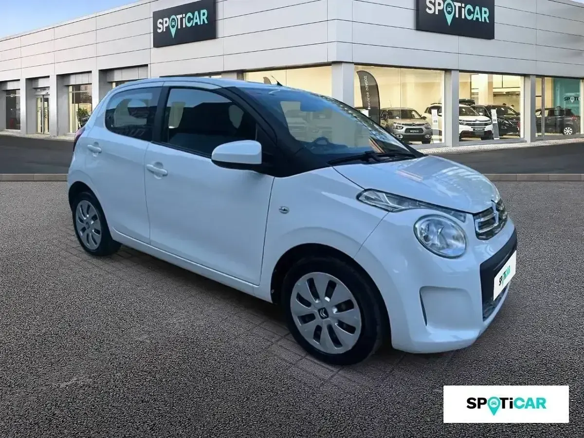 Usado Citroën C1 Feel 72 CV (52 kW) 2021 Blanco Utilitario