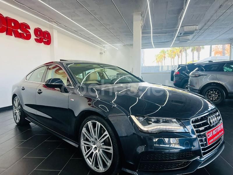 Usado Audi A7 Sportback S-Line 310 CV (228 kW) 2014 Azul Utilitario
