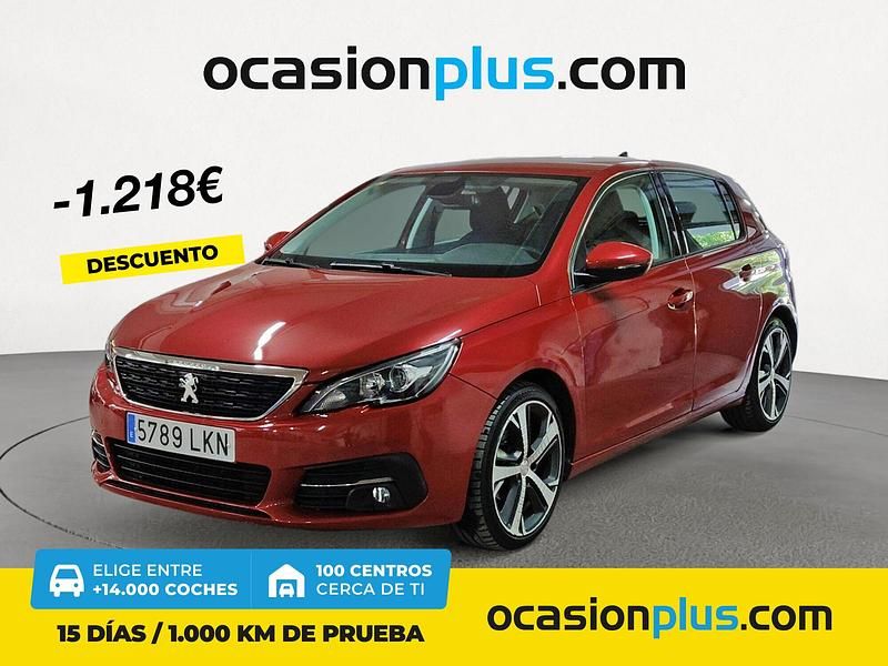 Rojo Usado 2020 Peugeot 308 Active Berlina | 13.100 € (Precio justo) - Imagen 1/4