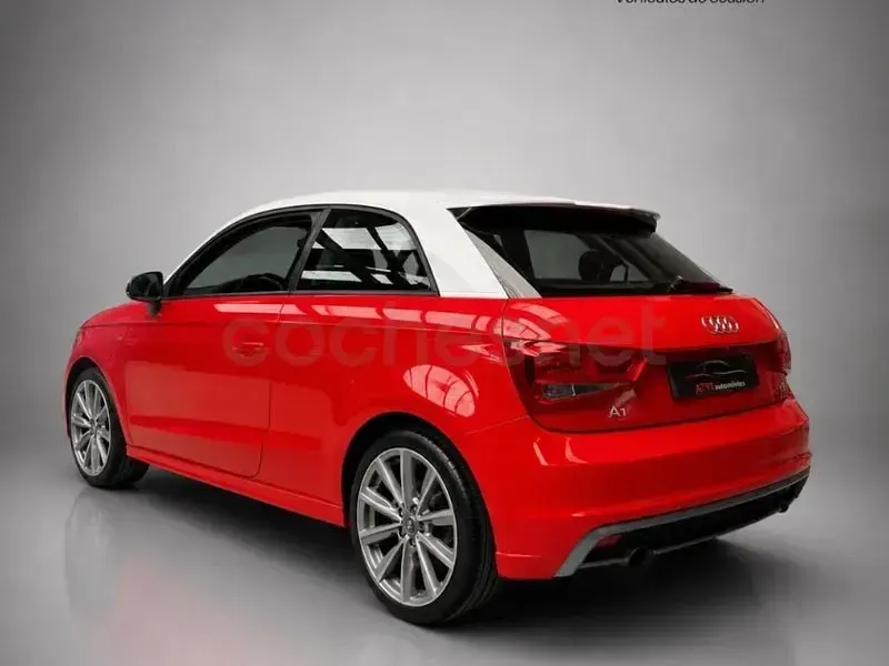 Usado Audi A1 S-Line 125 CV (91 kW) 2015 Rojo Utilitario