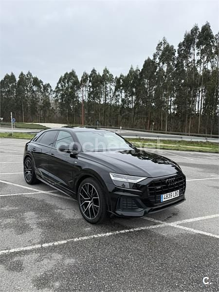Usado Audi Q8 S-Line 286 CV (210 kW) 2019 Negro SUV