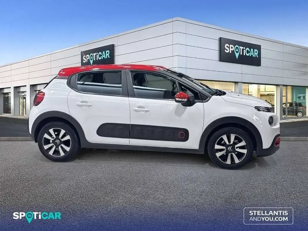 Usado Citroën C3 Feel 99 CV (72 kW) 2018 Blanco Utilitario
