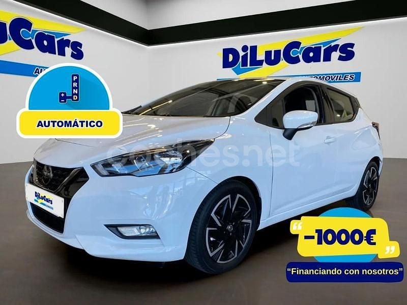 Blanco Usado 2021 Nissan Micra Acenta Berlina | 14.995 € (Un poco caro) - Imagen 1/4