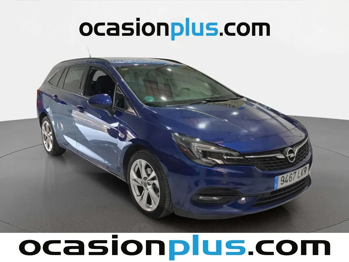 Usado Opel Astra GS Line 110 CV (80 kW) 2020 Azul Familiar