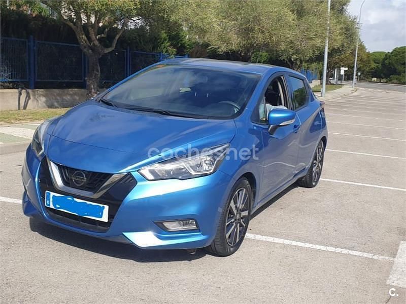 Usado Nissan Micra Acenta 71 CV (52 kW) 2018 Azul Utilitario