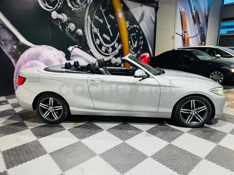 Usado BMW 218 150 CV (110 kW) 2017 Gris / plata Descapotable