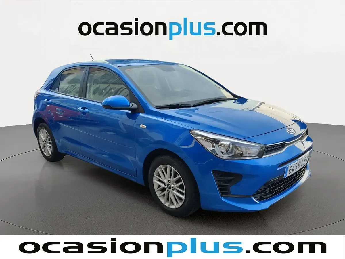 Usado Kia Rio 84 CV (61 kW) 2021 Azul Utilitario