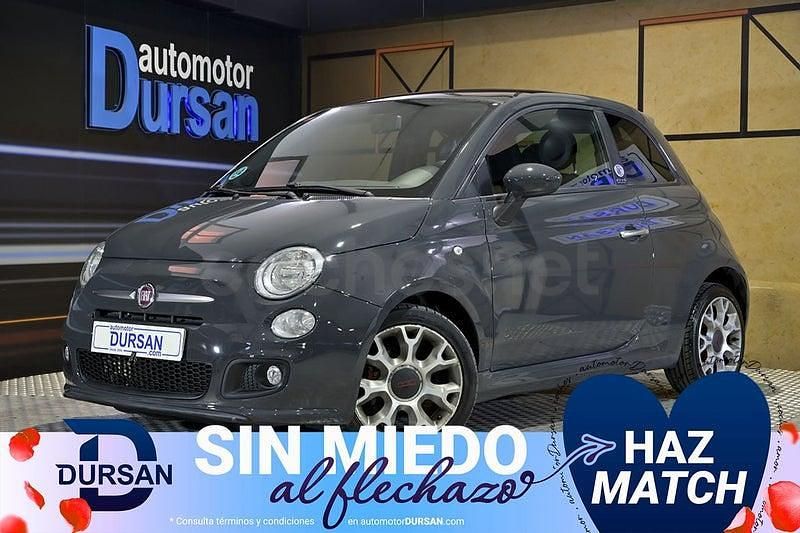 Usado Fiat 500S S 85 CV (62 kW) 2014 Gris / plata Berlina
