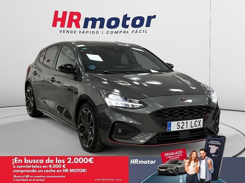 Gris Usado 2019 Ford Focus ST-Line Berlina | 14.890 € (Precio justo) - Imagen 1/4