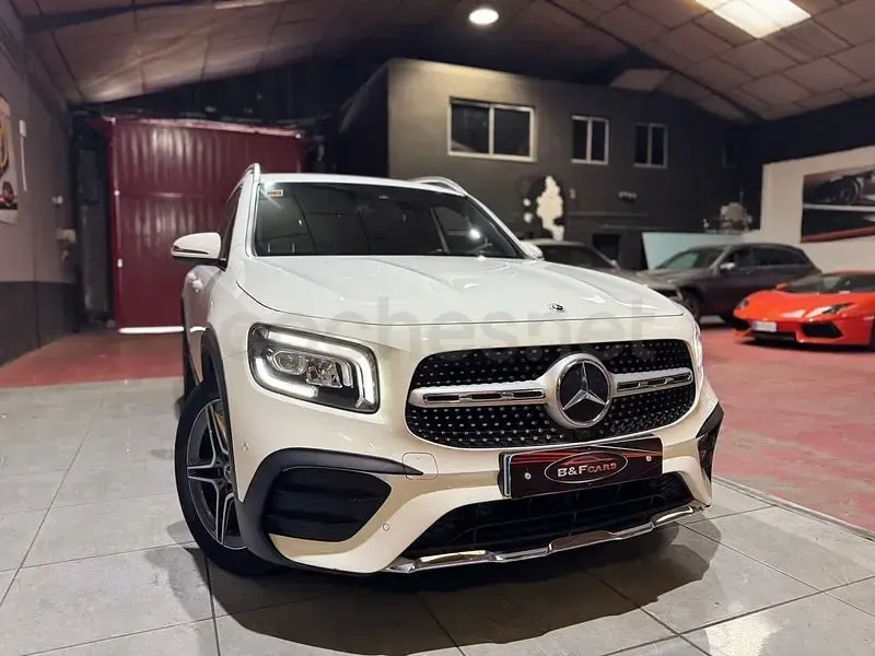Usado Mercedes GLB200 150 CV (110 kW) 2021 Blanco SUV