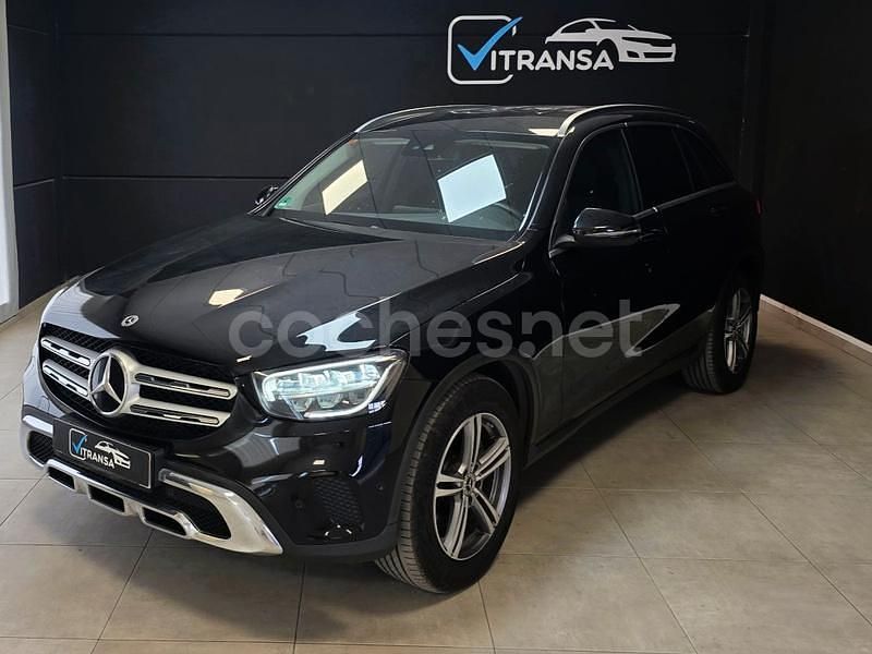 Usado Mercedes GLC220 194 CV (142 kW) 2021 Negro SUV