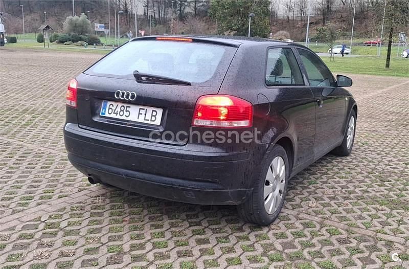 Usado Audi A3 Ambition 115 CV (84 kW) 2007 Negro Utilitario