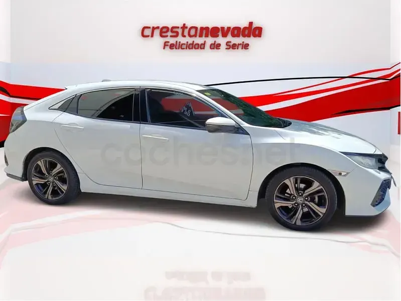 Usado Honda Civic Elegance 129 CV (94 kW) 2018 Blanco Berlina