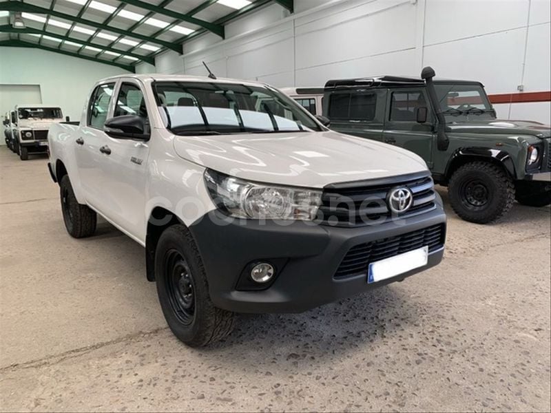 Usado Toyota HiLux 150 CV (110 kW) 2017 Blanco Recogida