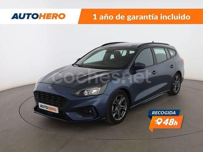 Gris / plata Usado 2019 Ford Focus ST-Line Familiar | 15.299 € (Precio justo) - Imagen 1/3