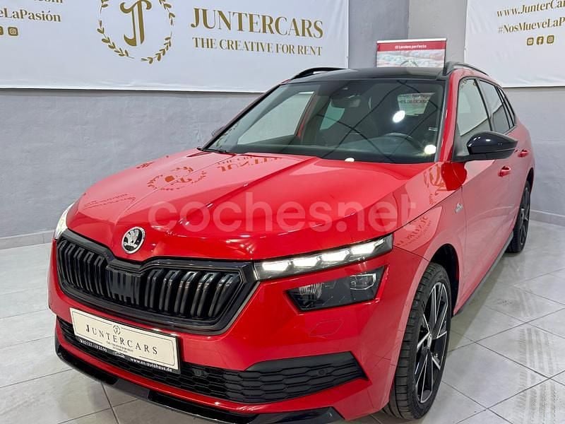 Rojo Usado 2021 Skoda Kamiq Monte Carlo SUV | 18.900 € (Precio justo) - Imagen 1/4