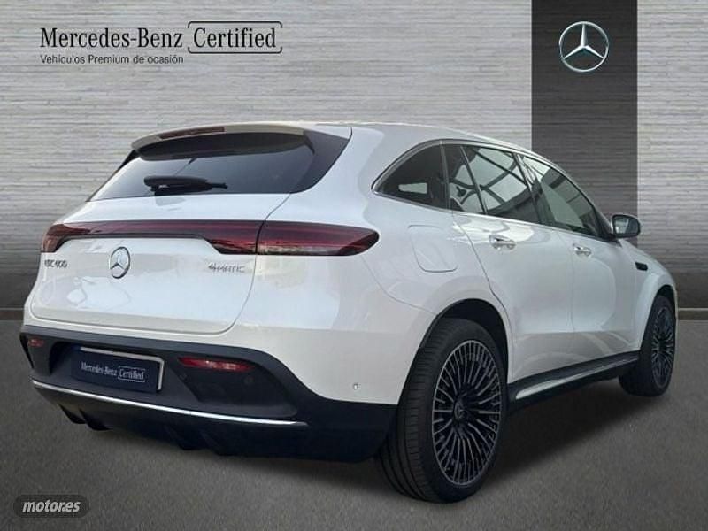 Usado Mercedes EQC400 300 kW (408 CV) 2019 Designo blanco diamante bright SUV