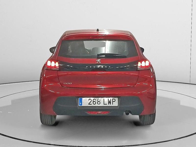 Usado Peugeot 208 Active 75 CV (55 kW) 2022 Rojo Utilitario