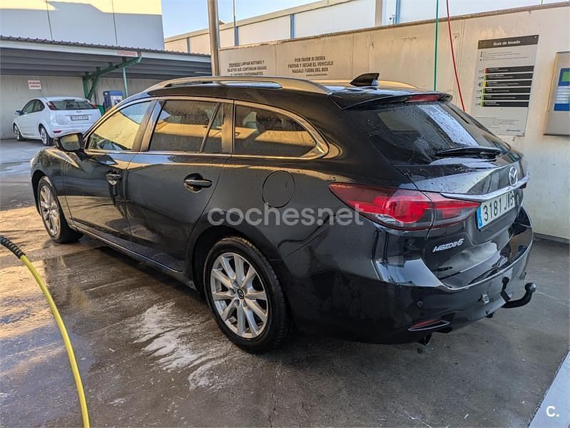 Usado Mazda 6 Luxury 150 CV (110 kW) 2014 Negro Familiar
