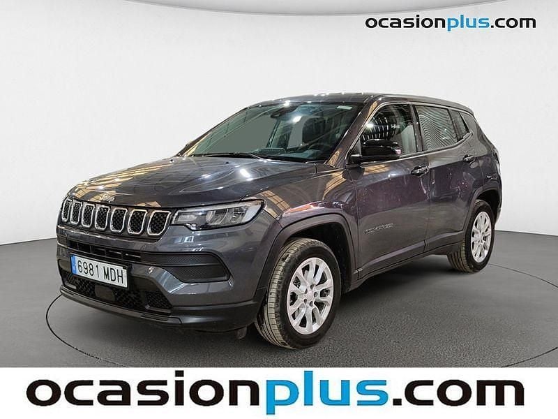 Gris Usado 2023 Jeep Compass Night Eagle SUV | 23.546 € (Precio justo) - Imagen 1/4