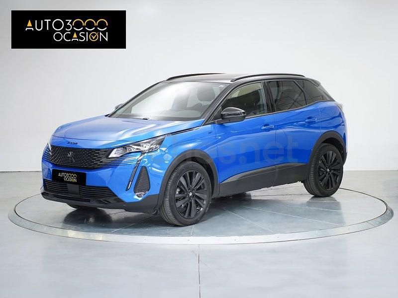 Usado Peugeot 3008 GT 130 CV (95 kW) 2022 Azul SUV