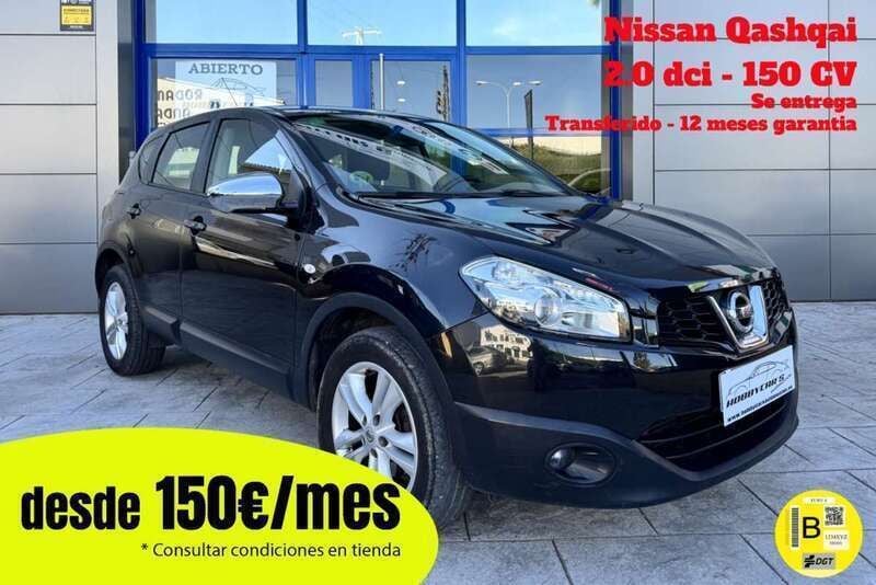 Negro Usado 2012 Nissan Qashqai Acenta SUV | 8800 € (Precio justo) - Imagen 1/4