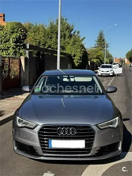Usado Audi A6 190 CV (139 kW) 2015 Gris / plata Berlina