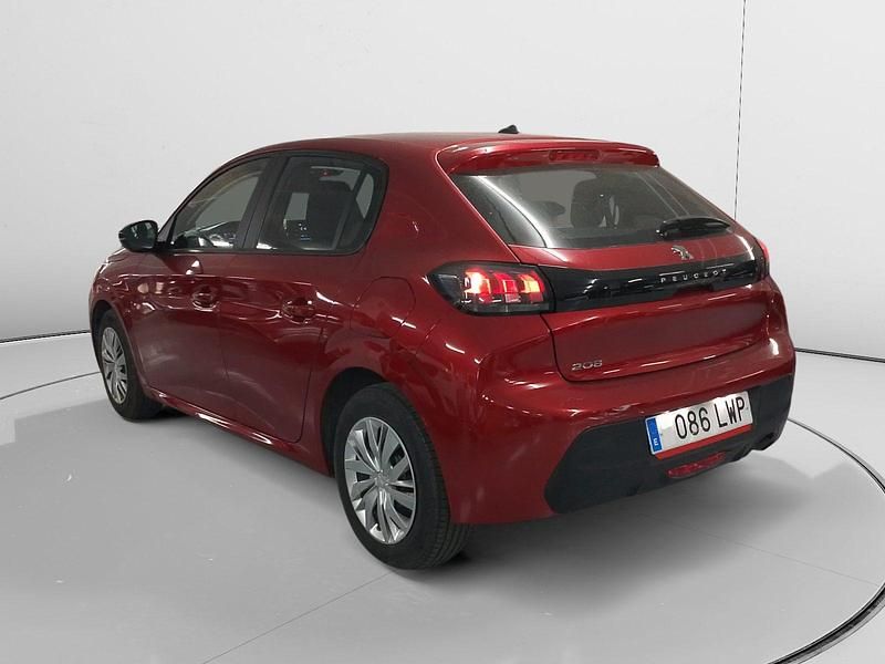 Usado Peugeot 208 Active 75 CV (55 kW) 2022 Rojo Utilitario