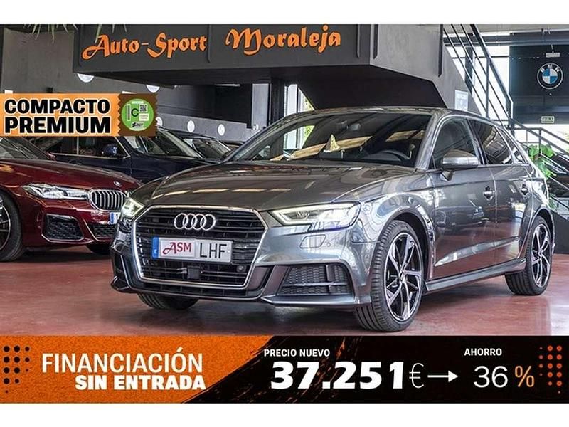 Usado Audi A3 Sportback S-Line 116 CV (85 kW) 2020 Gris Utilitario