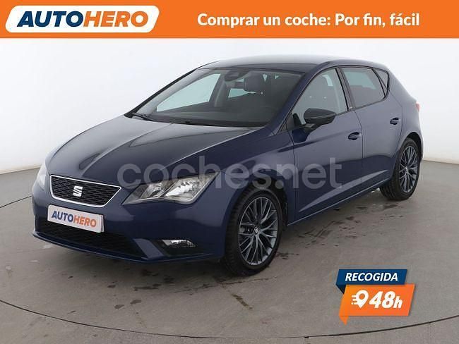 Usado Seat Leon CONNECT 110 CV (80 kW) 2016 Azul Berlina