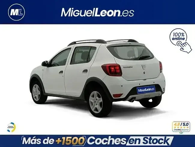 Usado Dacia Sandero Stepway 90 CV (66 kW) 2017 Blanco Berlina