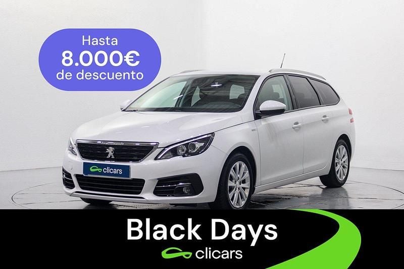 Blanco Usado 2018 Peugeot 308 Style Familiar | 9690 € (Precio justo) - Imagen 1/4