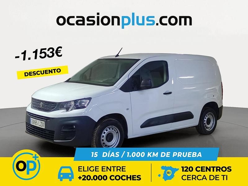 Blanco Usado 2022 Peugeot Partner S Monovolumen | 12.490 € (Precio justo) - Imagen 1/4
