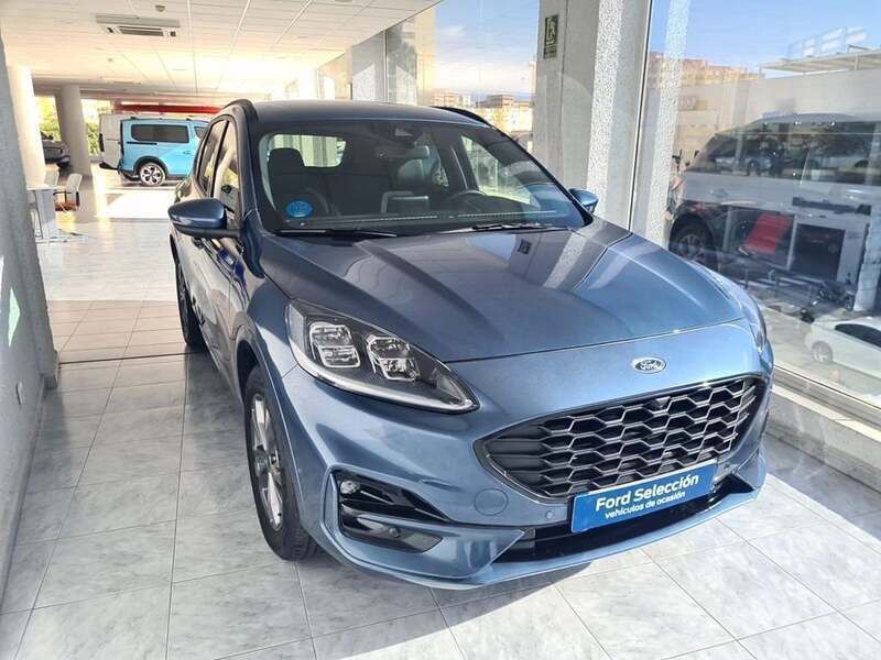 Azul Usado 2022 Ford Kuga ST-Line X SUV | 24.420 € (Super precio) - Imagen 1/4
