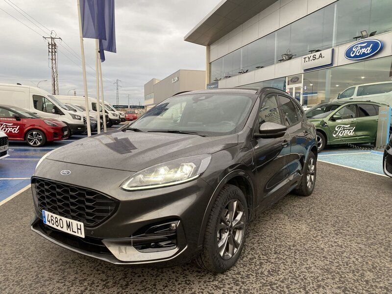 Gris Usado 2023 Ford Kuga ST-Line SUV | 27.995 € (Precio justo) - Imagen 1/4