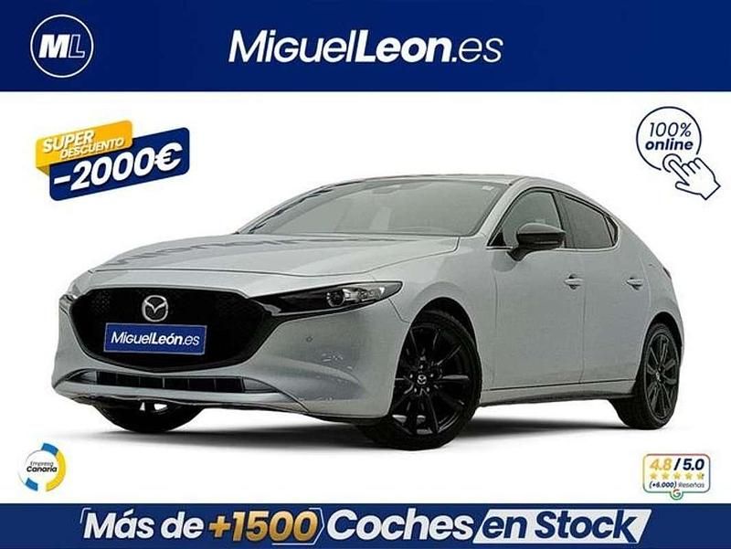 Usado Mazda 3 121 CV (88 kW) 2022 Gris Berlina