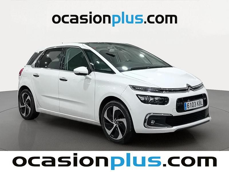 Usado Citroën C4 Shine 150 CV (110 kW) 2017 Blanco Monovolumen