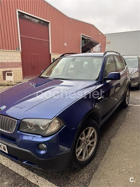 Usado BMW X3 218 CV (160 kW) 2007 Azul SUV