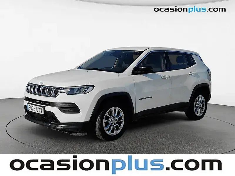 Blanco Usado 2022 Jeep Compass Longitude SUV | 19.455 € (Buen precio) - Imagen 1/4