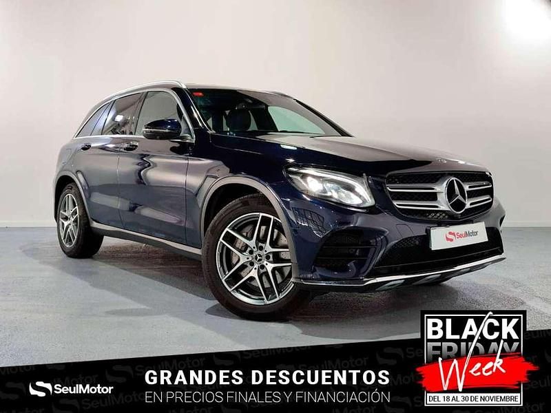 Azul Usado 2017 Mercedes GLC250 SUV | 33.499 € (Precio justo) - Imagen 1/4