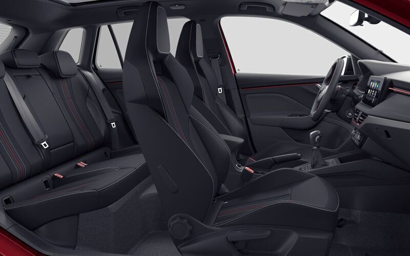 Usado Skoda Kamiq Monte Carlo 115 CV (84 kW) 2024 Rojo SUV