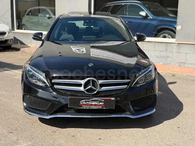 Usado Mercedes C350e 279 CV (205 kW) 2018 Negro Berlina