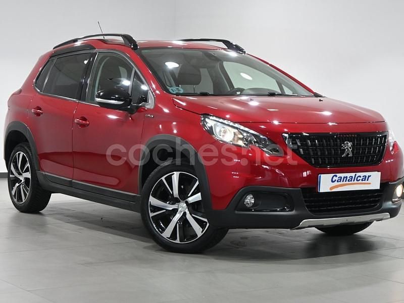 Usado Peugeot 2008 GT-line 130 CV (95 kW) 2019 Rojo SUV
