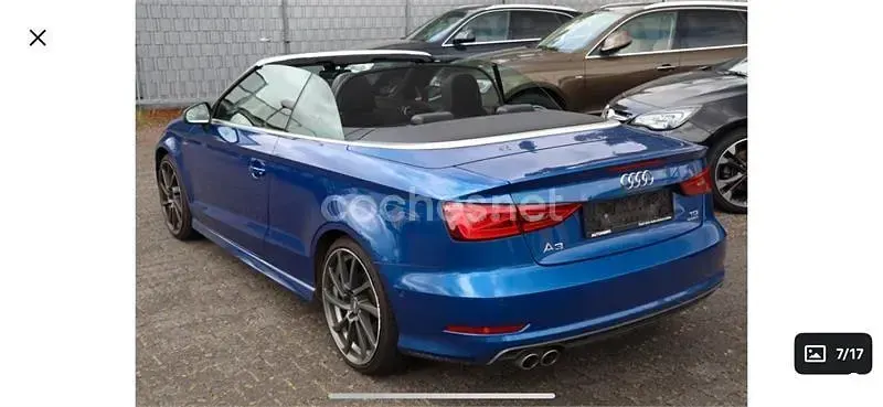 Usado Audi A3 Cabriolet S-Line 184 CV (135 kW) 2016 Azul Descapotable