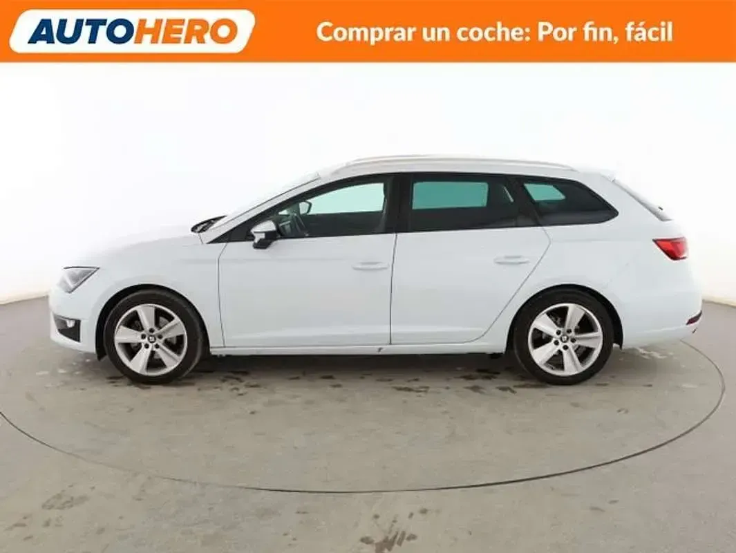 Usado Seat Leon FR 150 CV (110 kW) 2016 Blanco Familiar