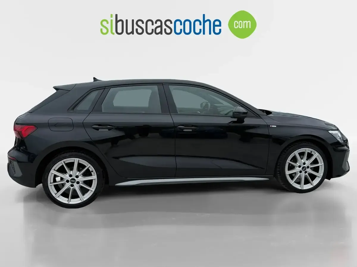 Usado Audi A3 S-Line 150 CV (110 kW) 2022 Negro Berlina