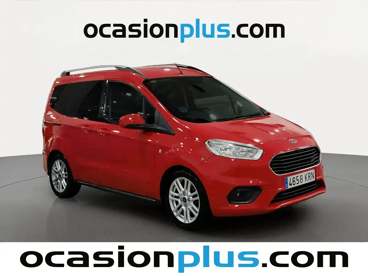 Usado Ford Tourneo Courier Sport 100 CV (73 kW) 2018 Rojo Monovolumen