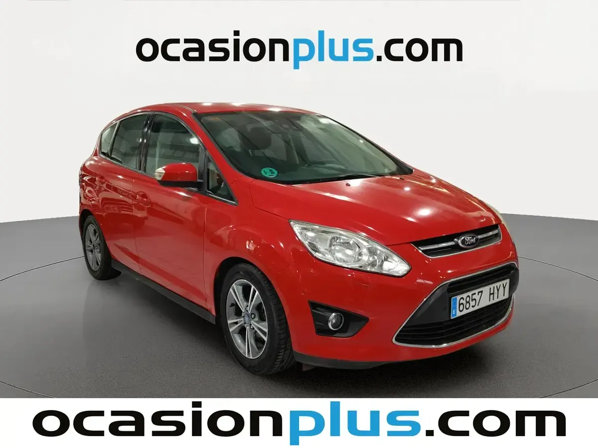 Usado Ford C-MAX Trend 125 CV (91 kW) 2014 Rojo Monovolumen