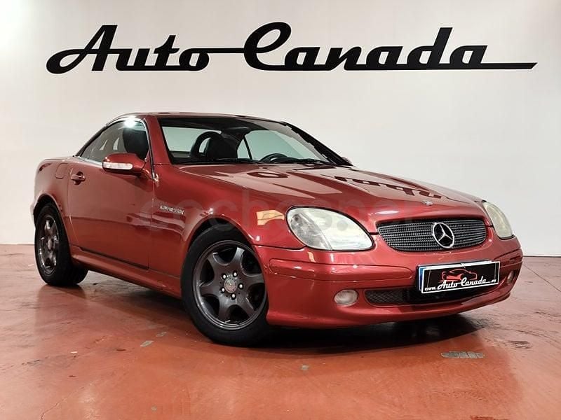 Usado Mercedes SLK230 197 CV (144 kW) 2003 Granate Descapotable