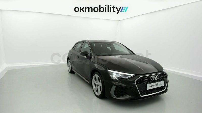 Usado Audi A3 S-Line 150 CV (110 kW) 2023 Negro Berlina